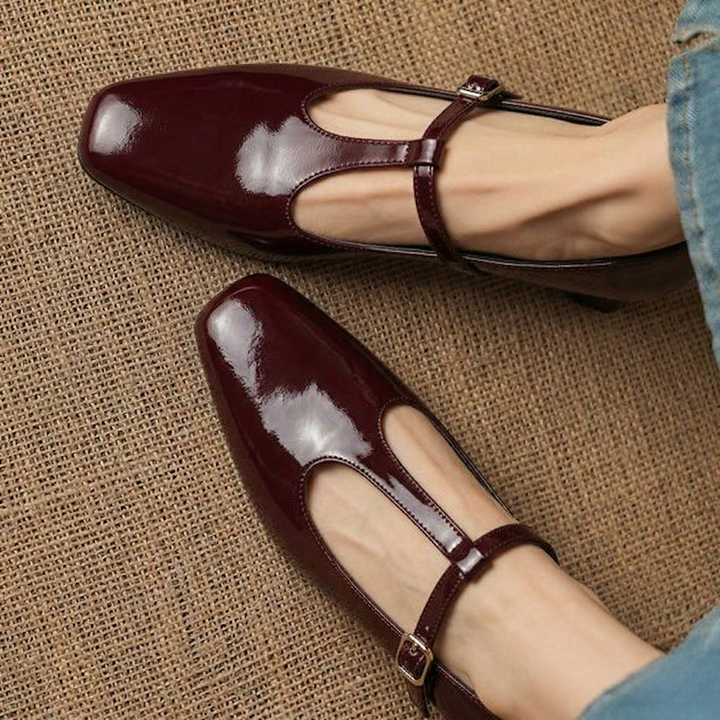 Authentic Leather Heels Tacy