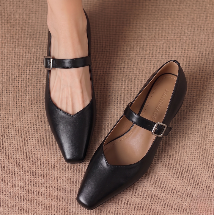 Authentic Leather Heels Orya