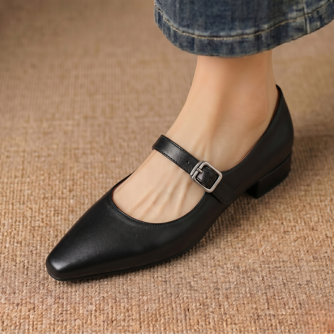 Authentic Leather Heels Orya