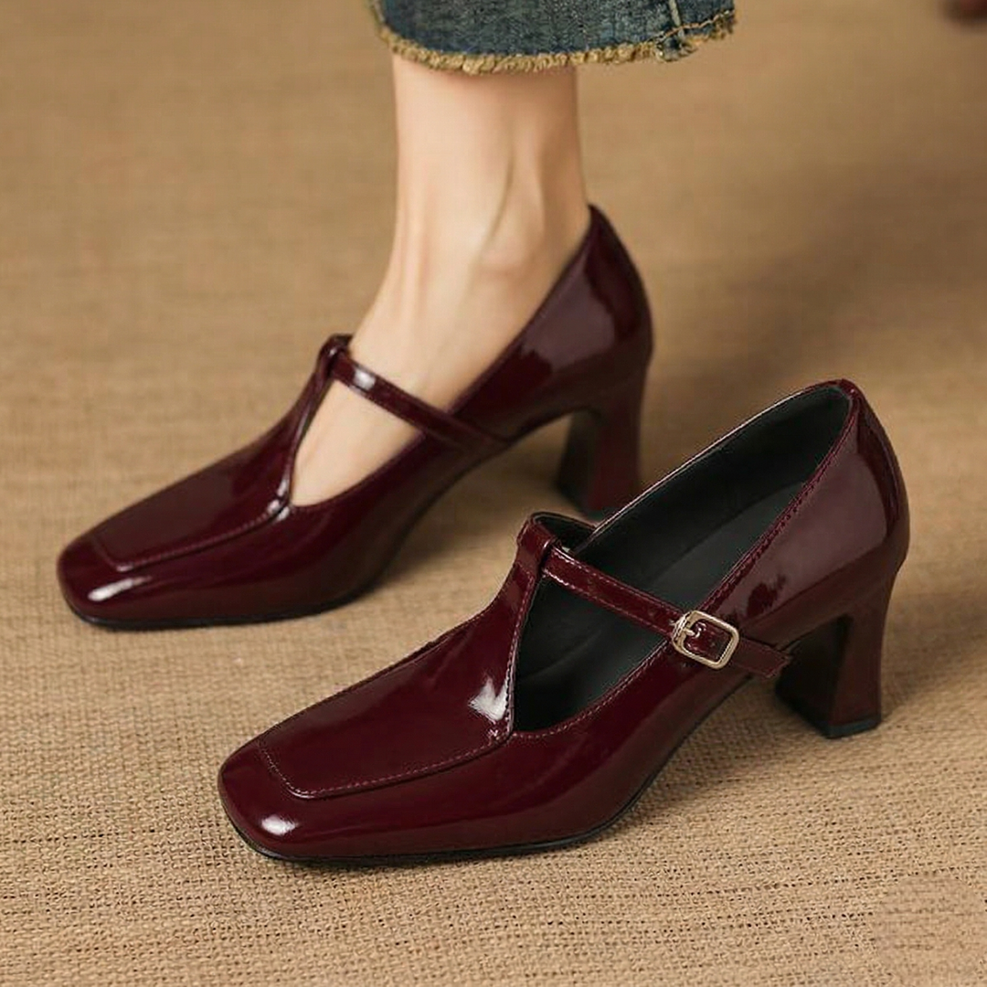 Authentic Leather Heels Tacy