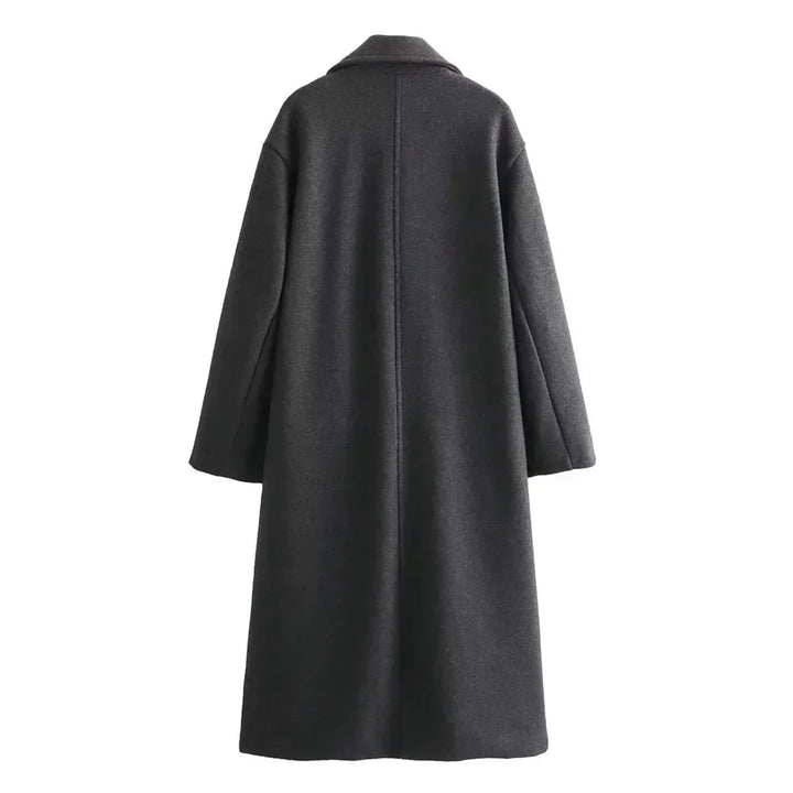 Josie Double-Breasted Long Coat