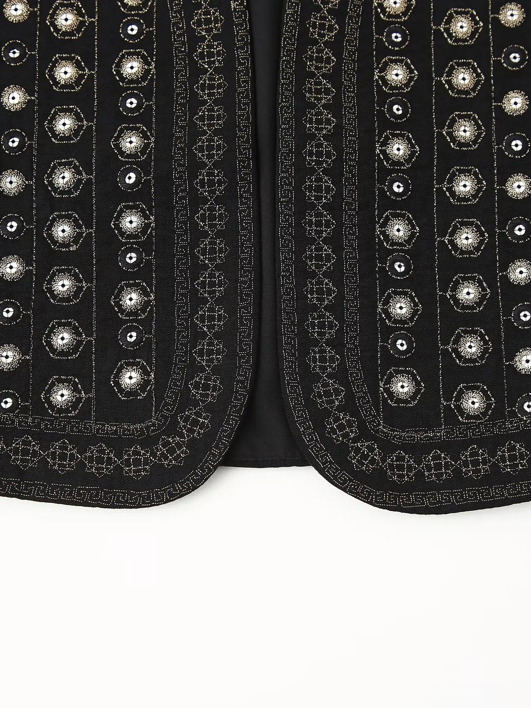 Jane Mirror Embroidered Boho Vest