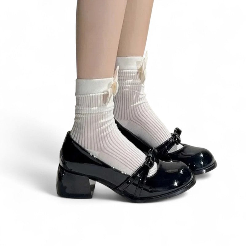 High Heel Lacquered Loafers