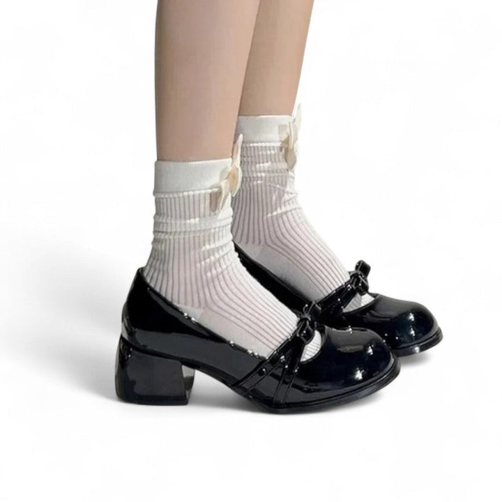 High Heel Lacquered Loafers