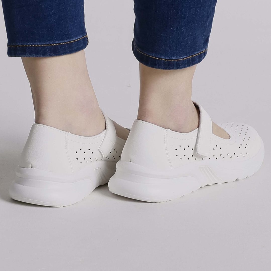Six-Color Platform Moccasins