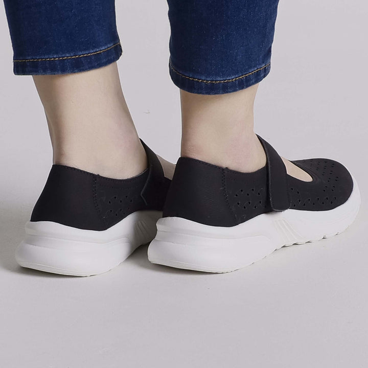 Six-Color Platform Moccasins
