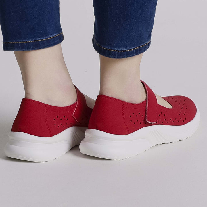 Six-Color Platform Moccasins