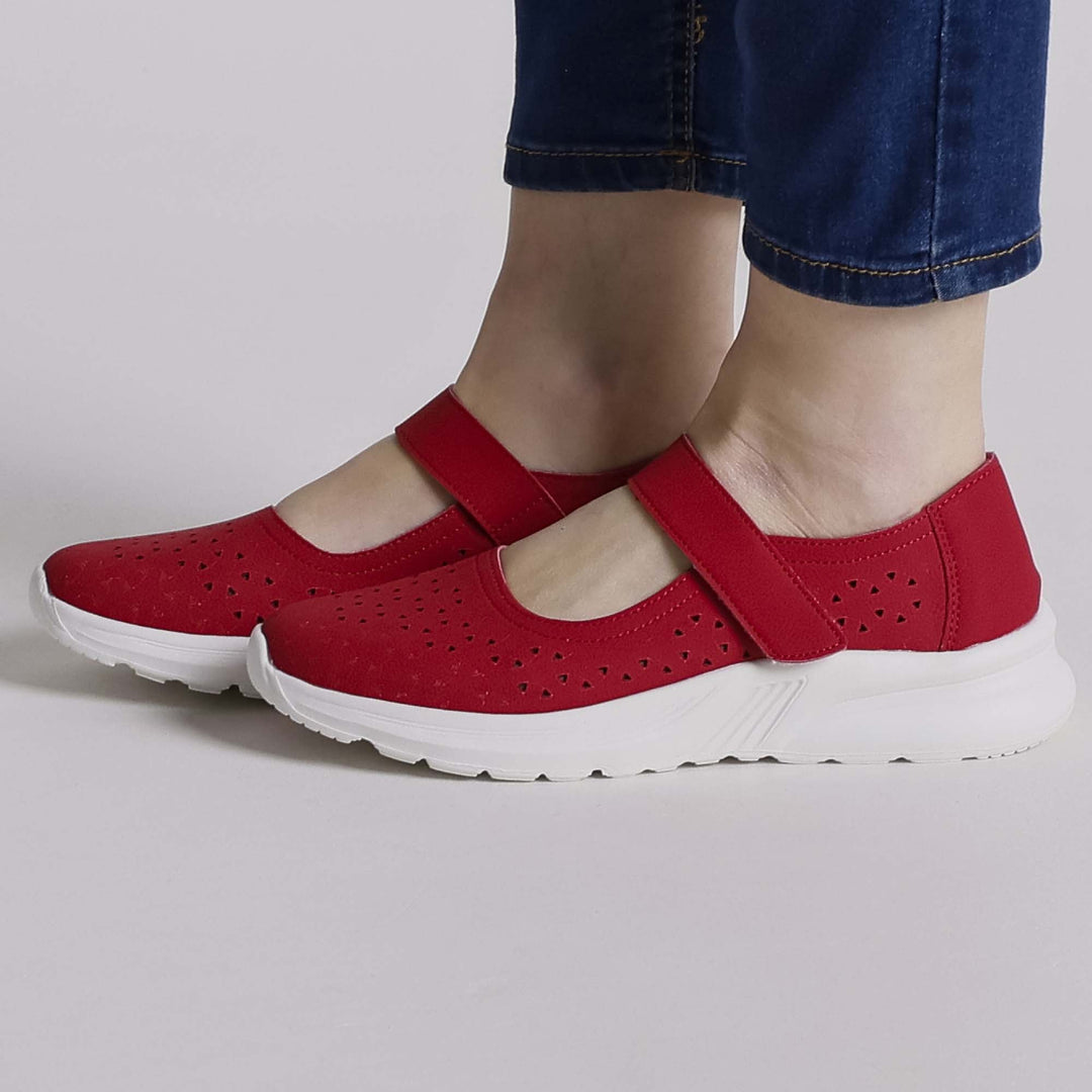 Six-Color Platform Moccasins