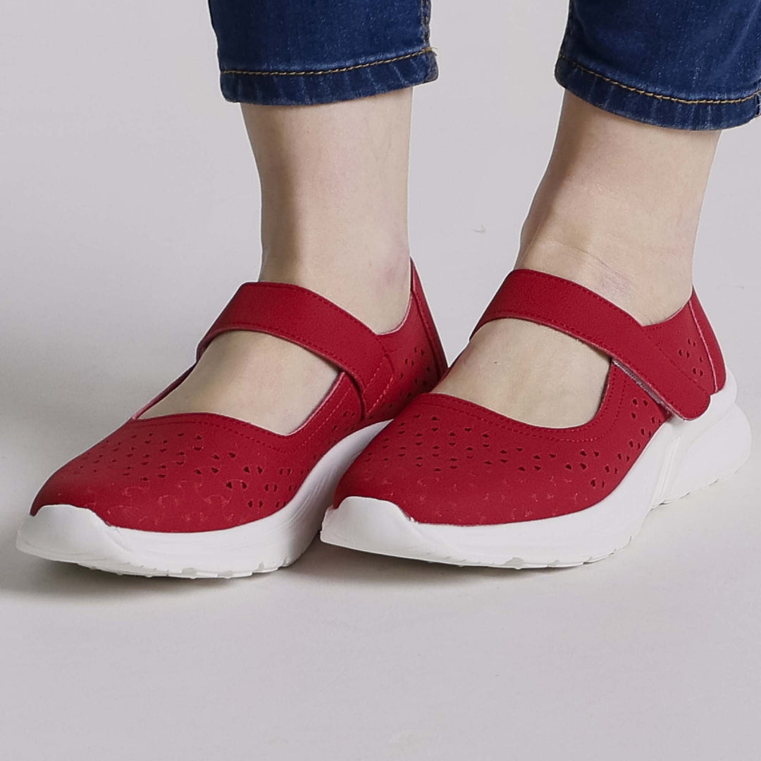 Six-Color Platform Moccasins