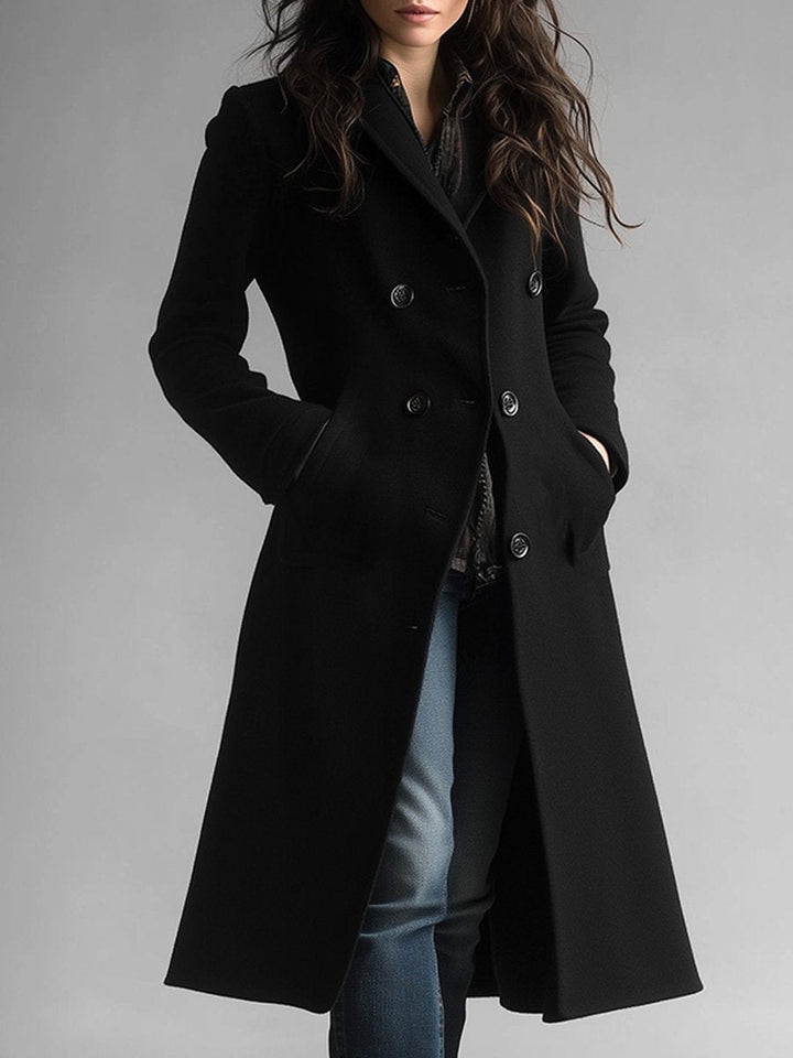 Relaxed Fit Classic Medium Wool Coat