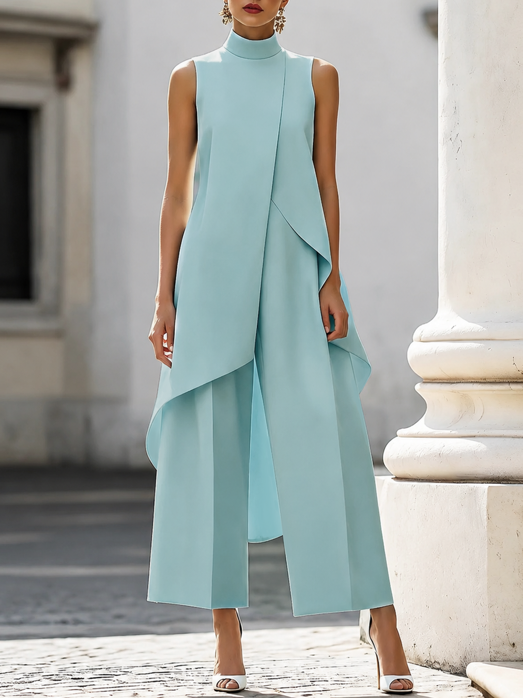 Catarina | Ceremony Ensemble with Flared Trousers