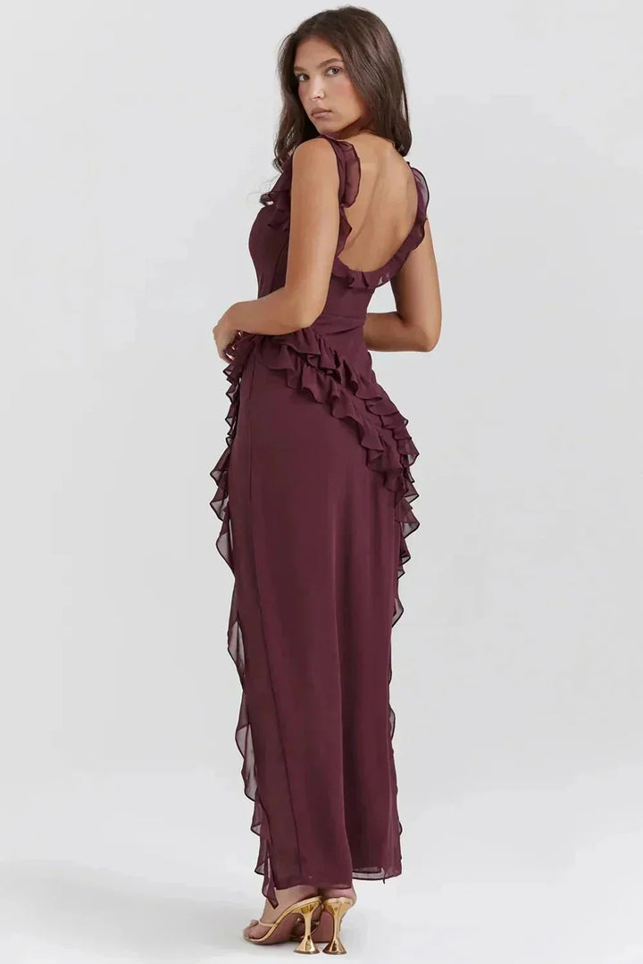 Lara™ | Stylish Long Dress with Slit