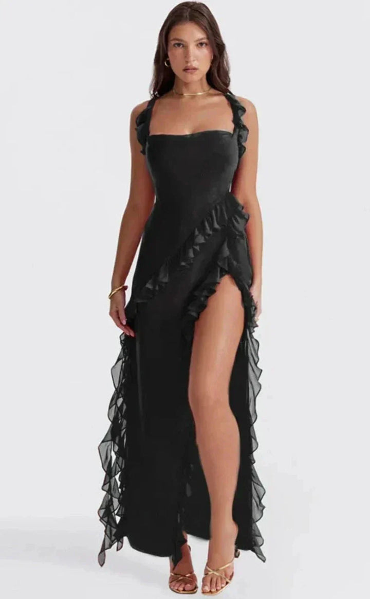 Lara™ | Stylish Long Dress with Slit