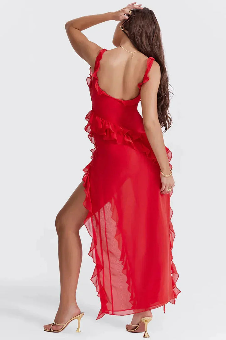 Lara™ | Stylish Long Dress with Slit