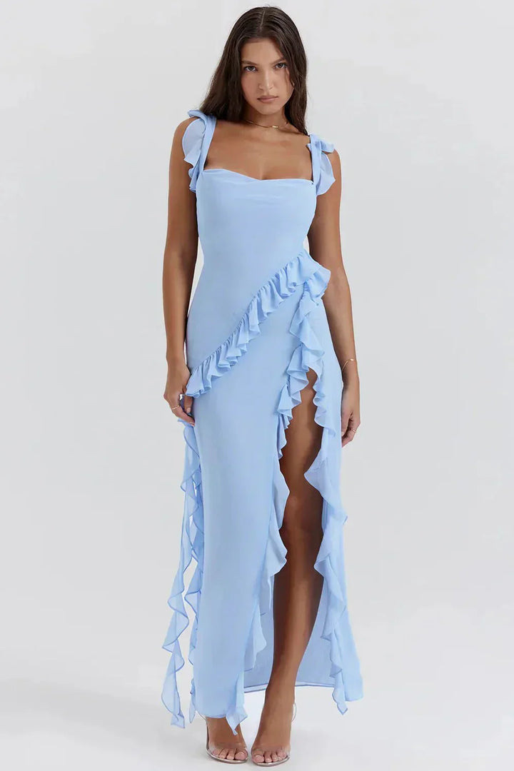 Lara™ | Stylish Long Dress with Slit