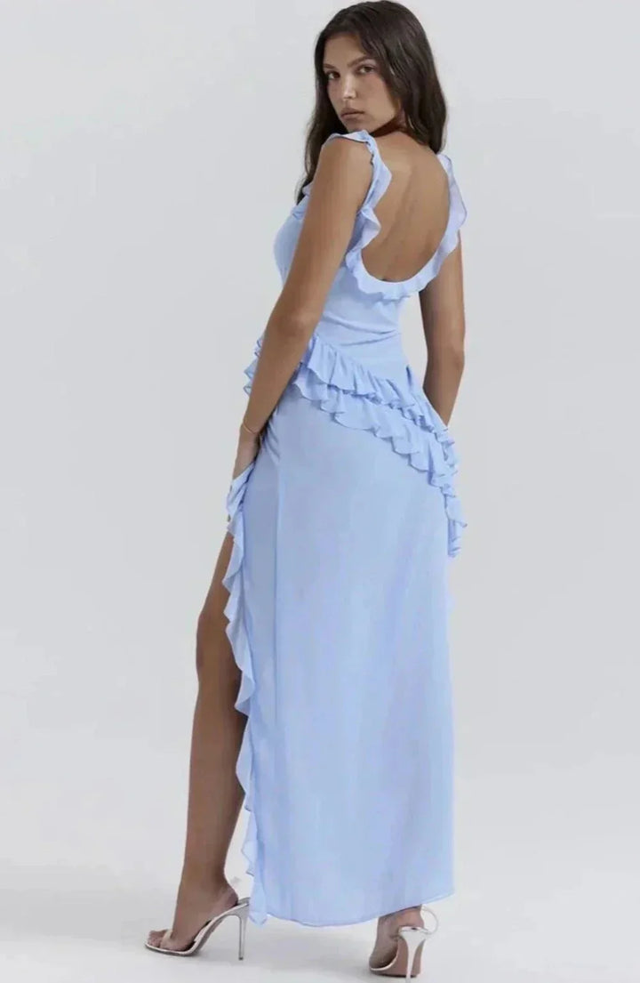 Lara™ | Stylish Long Dress with Slit
