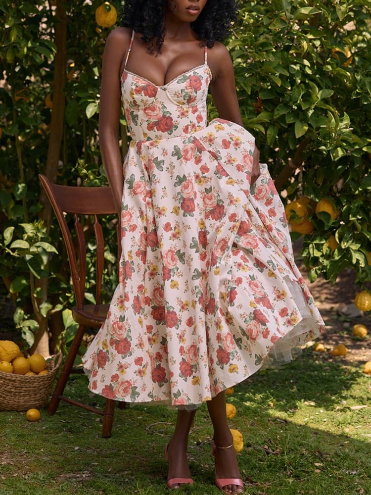 Arielle | Luxurious Midi Dress for Elegant Moments