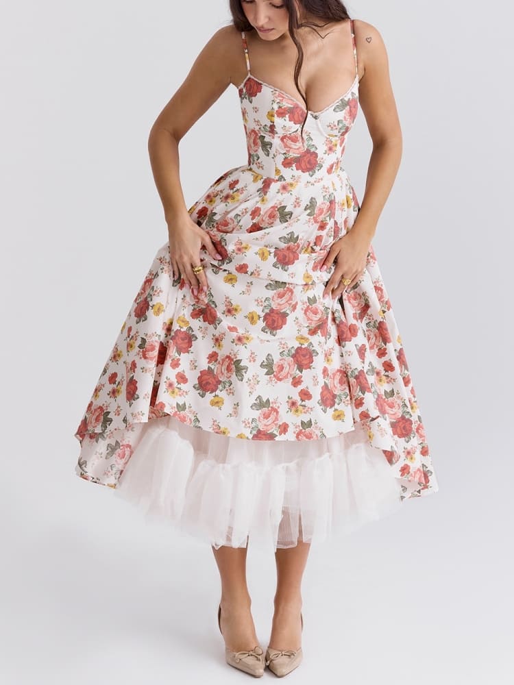 Arielle | Luxurious Midi Dress for Elegant Moments