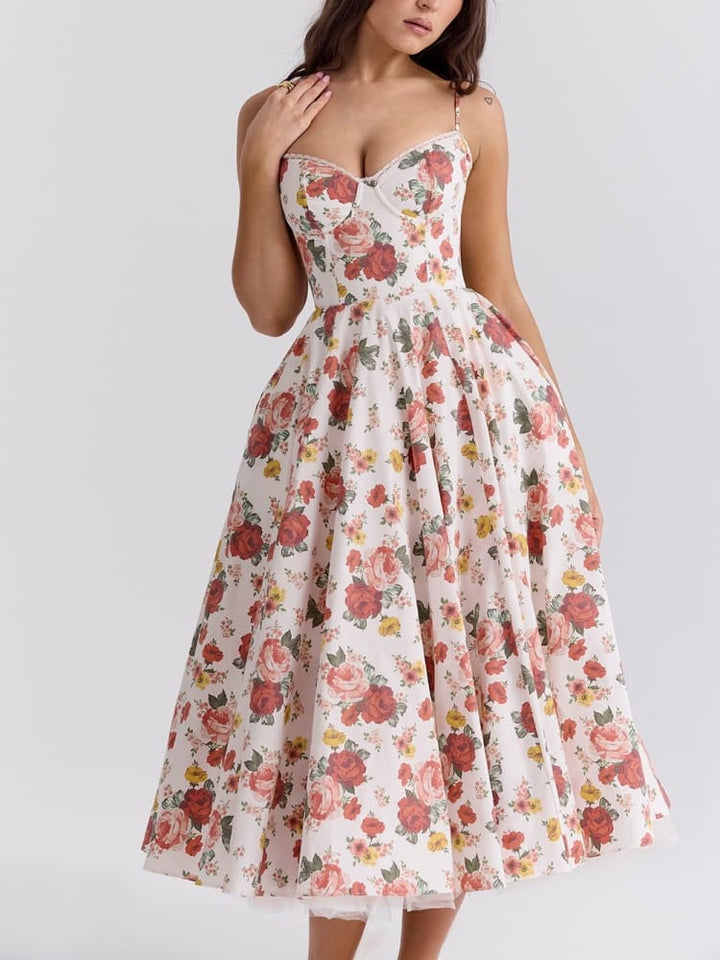 Arielle | Luxurious Midi Dress for Elegant Moments