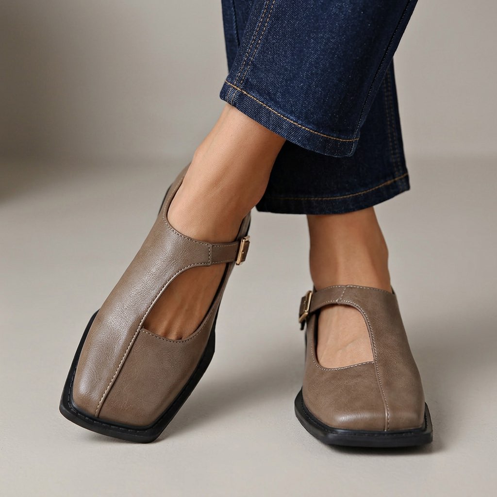 Rosalie – Classic Comfortable Ballerinas in Pink Shade