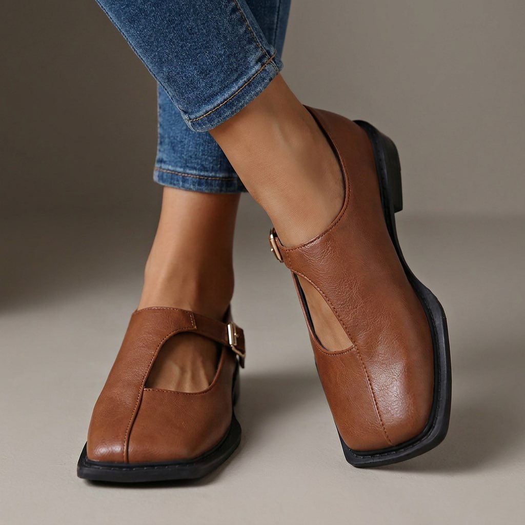 Rosalie – Classic Comfortable Ballerinas in Pink Shade