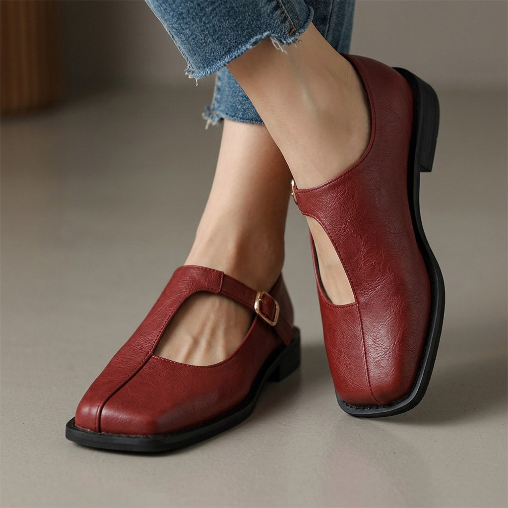 Rosalie – Classic Comfortable Ballerinas in Pink Shade