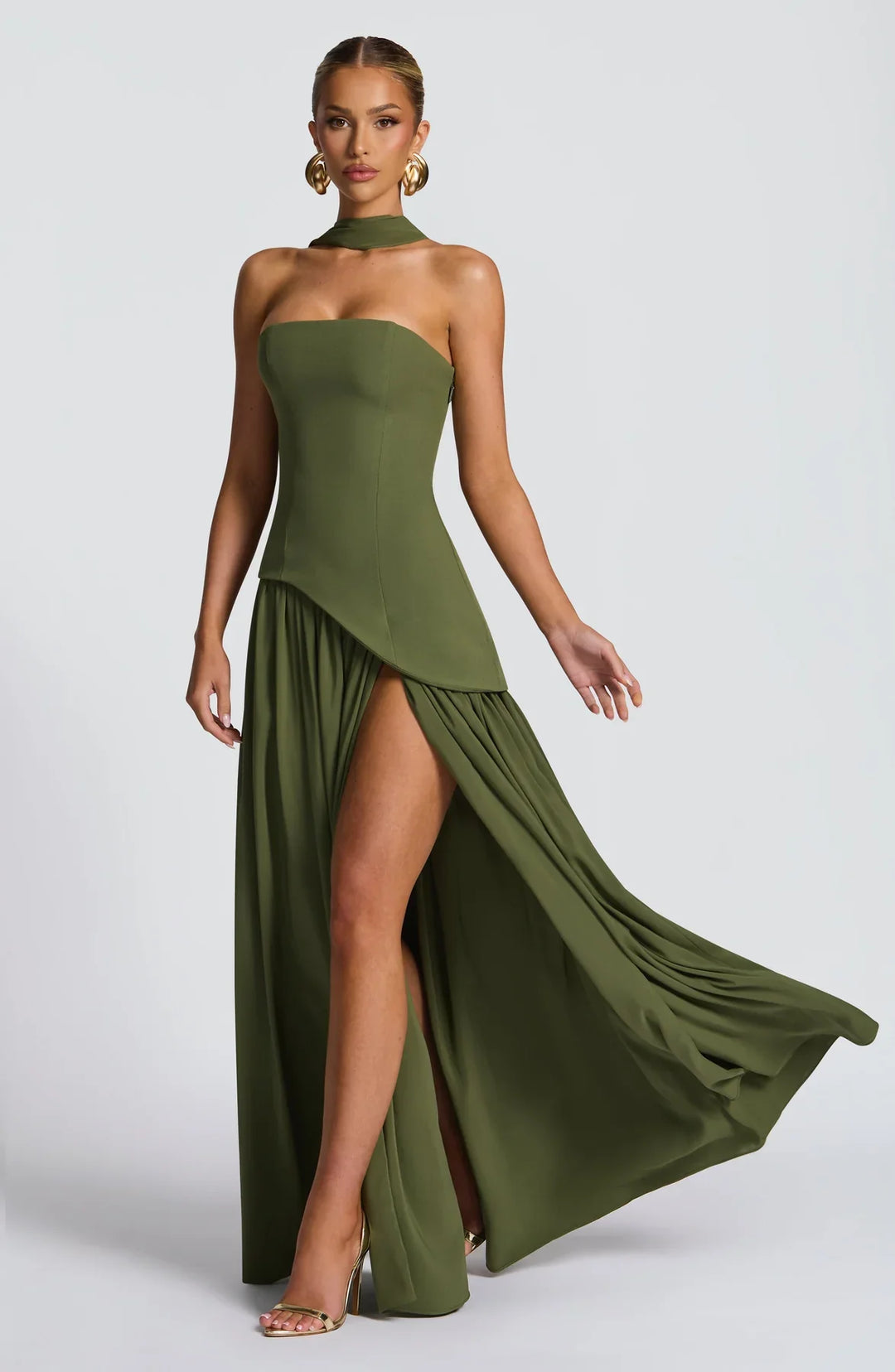 Regina | Split Maxi Dress