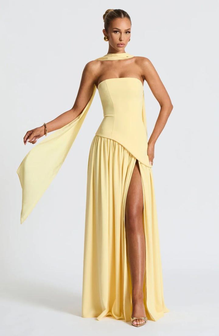 Regina | Split Maxi Dress