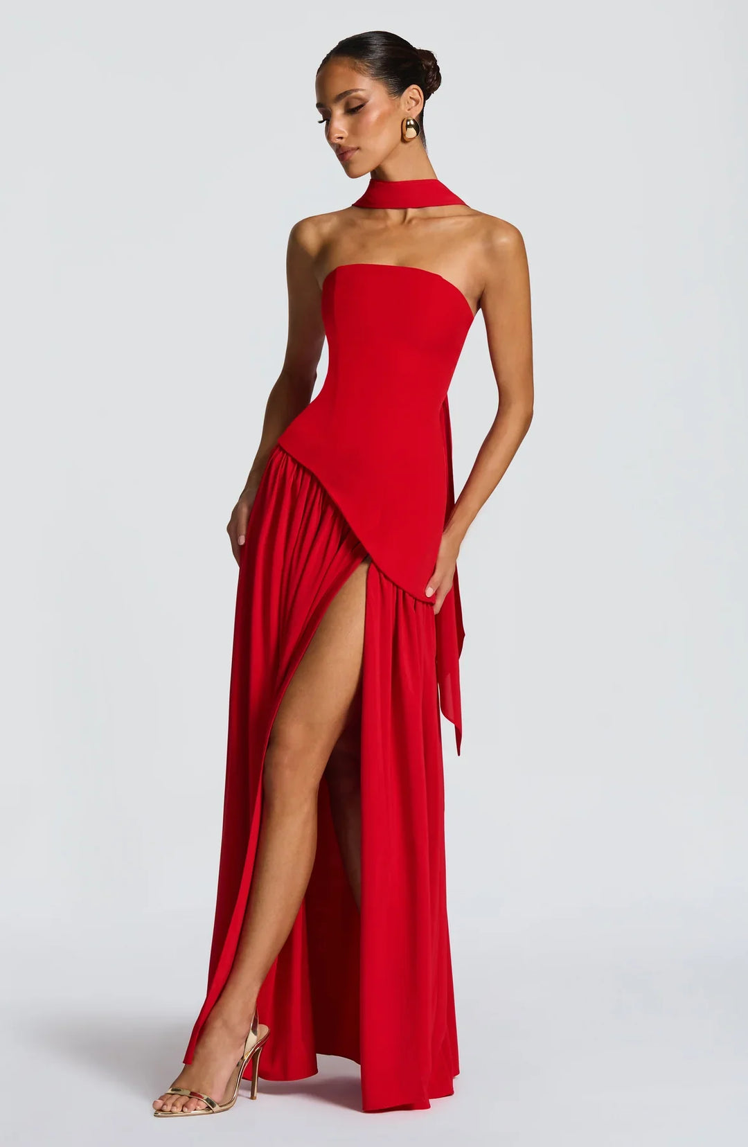 Regina | Split Maxi Dress