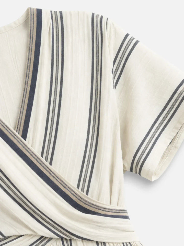 Imelda | V-Neck Striped Maxi Dress