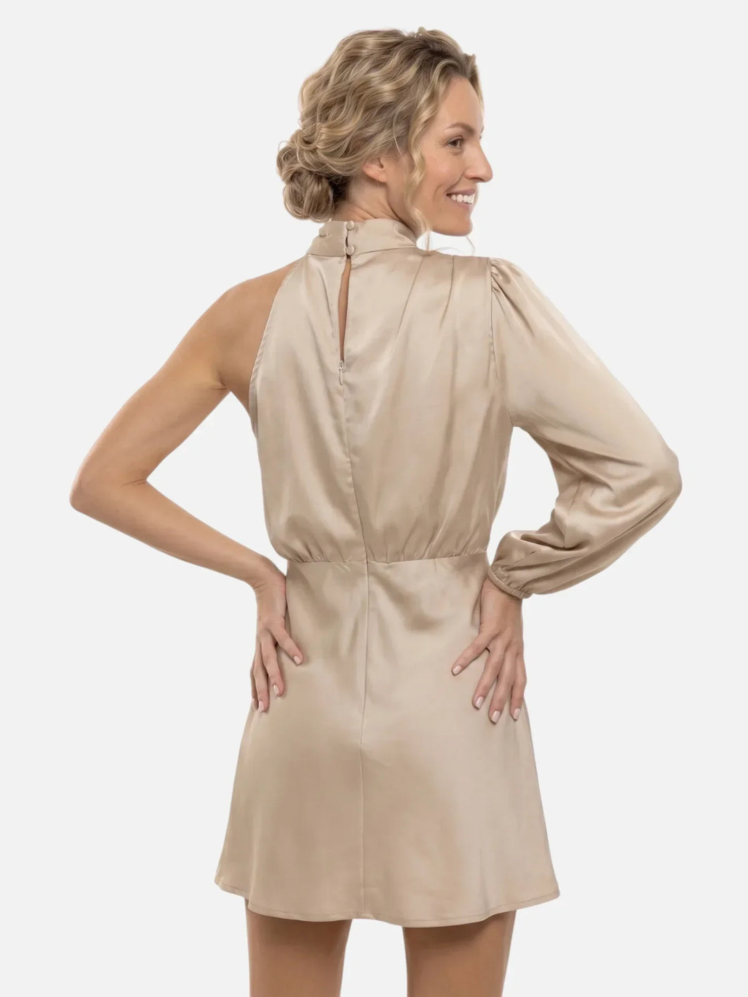 Izabela | Asymmetrical One-Shoulder Mini Dress