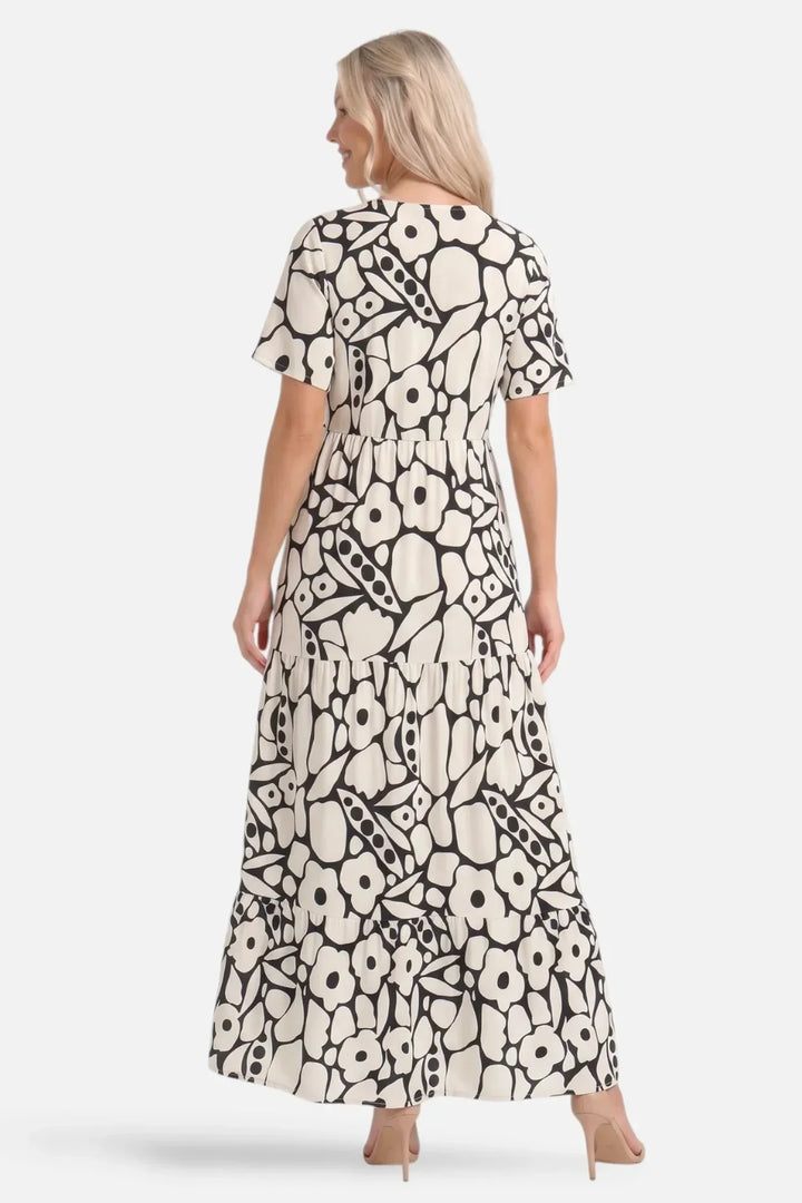 Henrieta | Layered Floral Maxi Dress