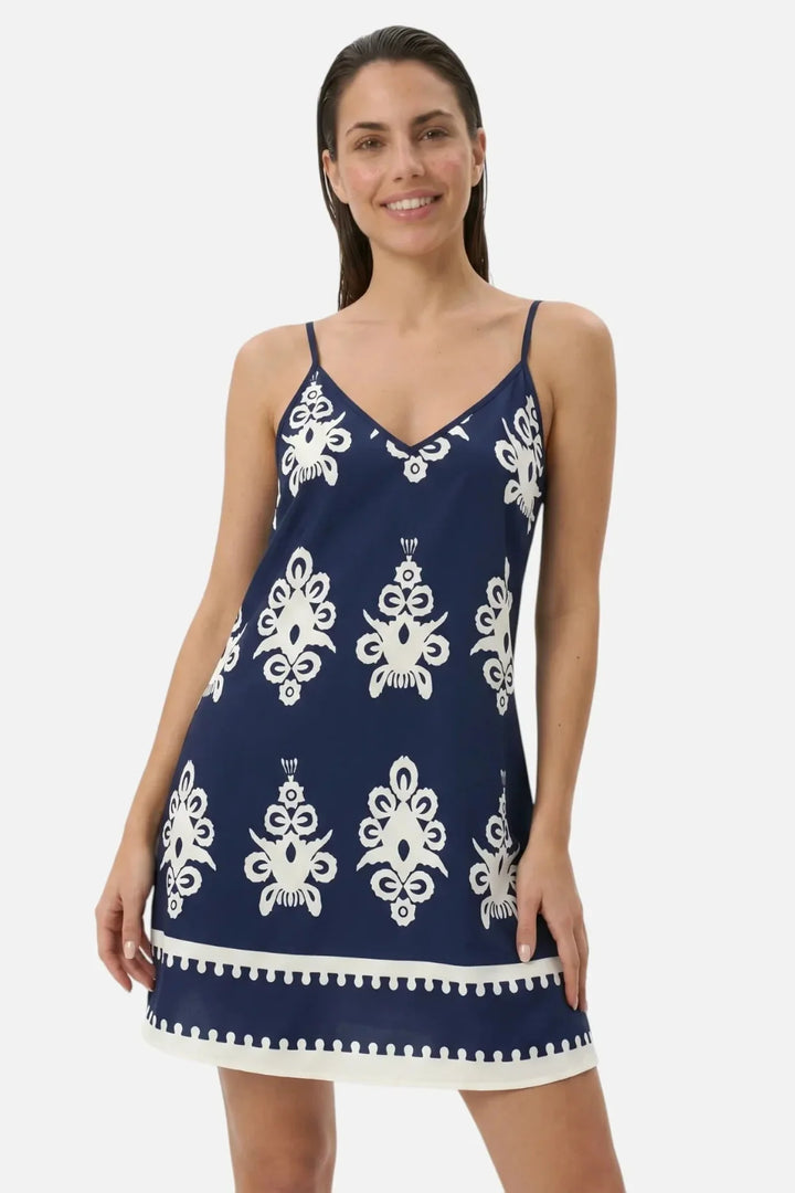 Gertrúda | Strappy Patterned Mini Dress