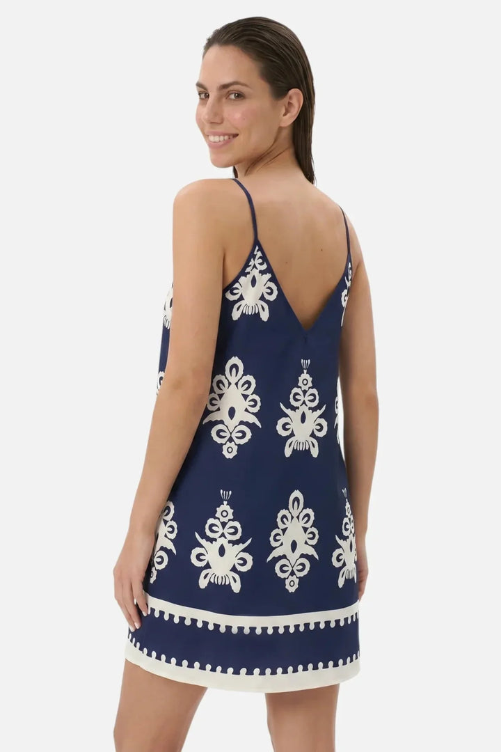 Gertrúda | Strappy Patterned Mini Dress