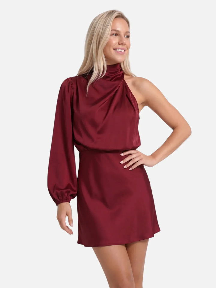 Izabela | Asymmetrical One-Shoulder Mini Dress