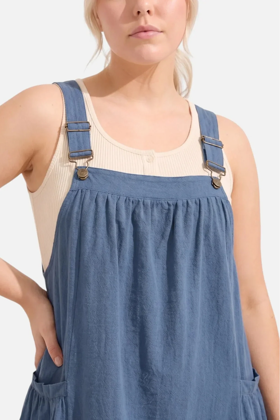Ida | Strappy Midi Dress with Pockets