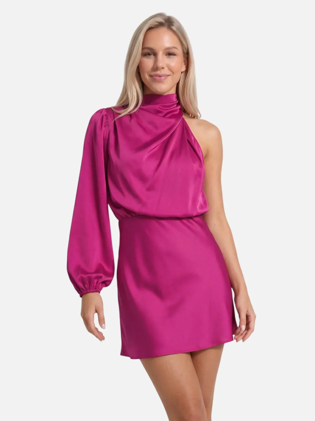 Izabela | Asymmetrical One-Shoulder Mini Dress