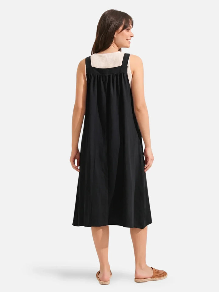 Ida | Strappy Midi Dress with Pockets