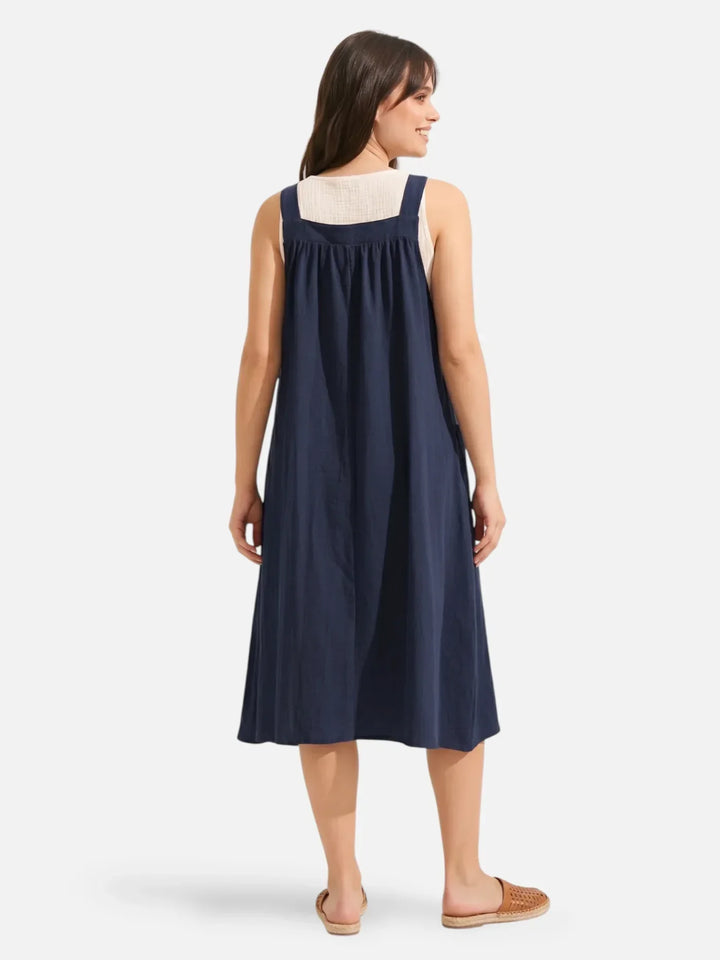 Ida | Strappy Midi Dress with Pockets