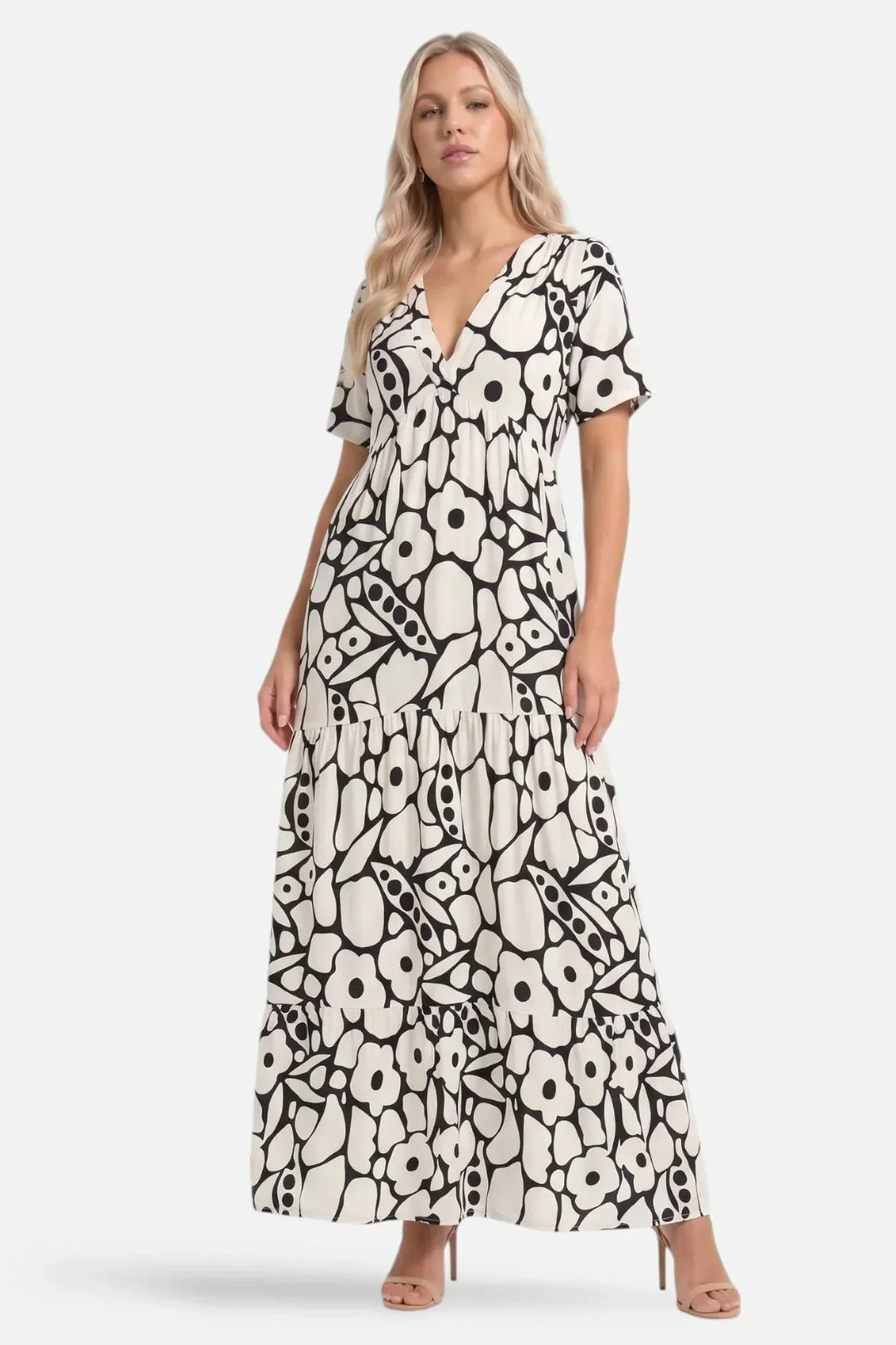 Henrieta | Layered Floral Maxi Dress
