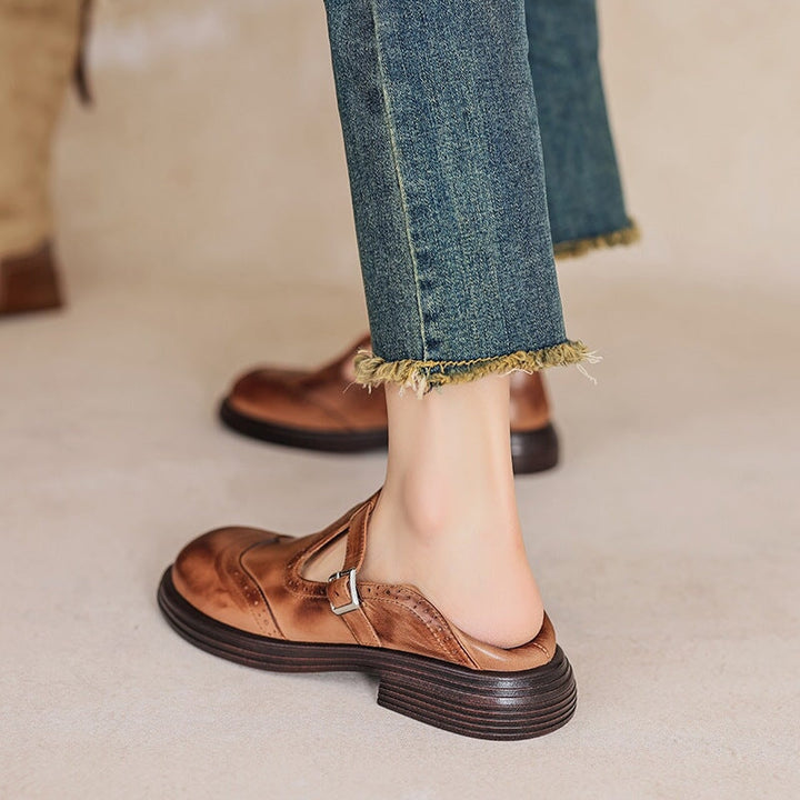 Timeless Mary Jane Strap Shoes