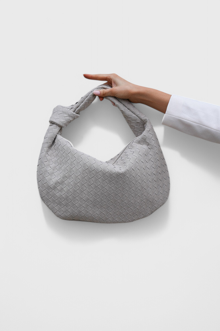 Sage Medium Fabric Shoulder Bag