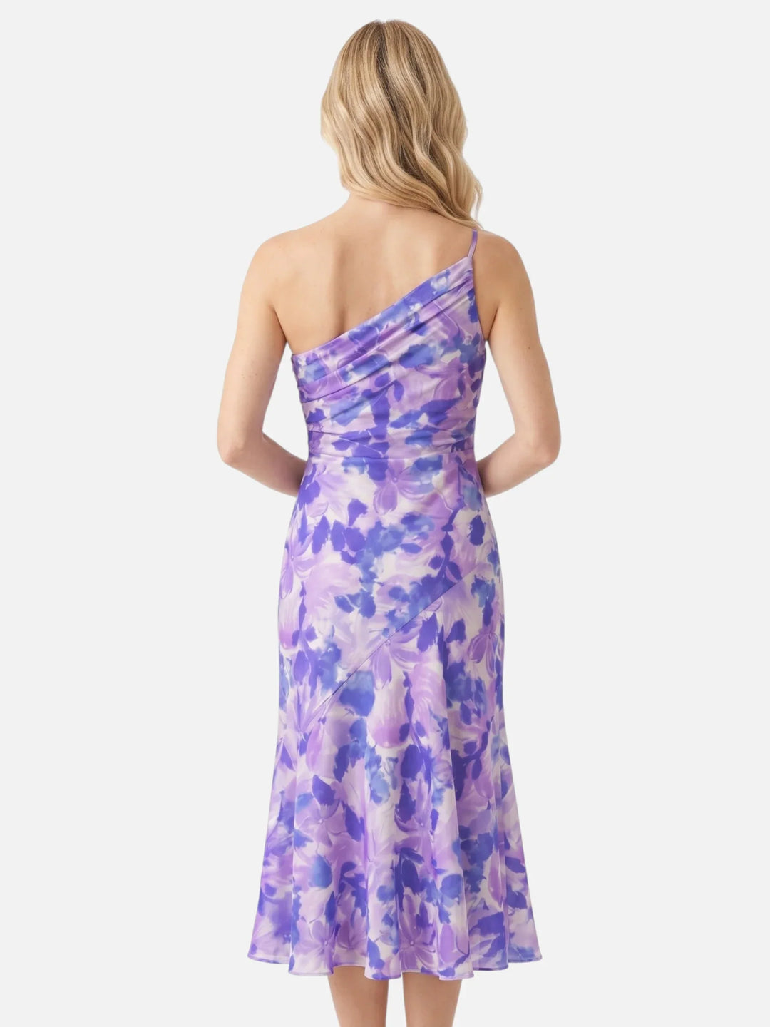 Fabiana | Floral Asymmetrical Midi Dress