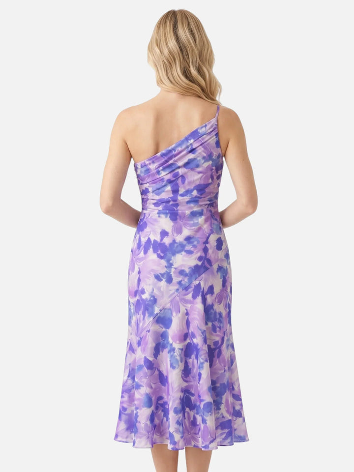 Fabiana | Floral Asymmetrical Midi Dress