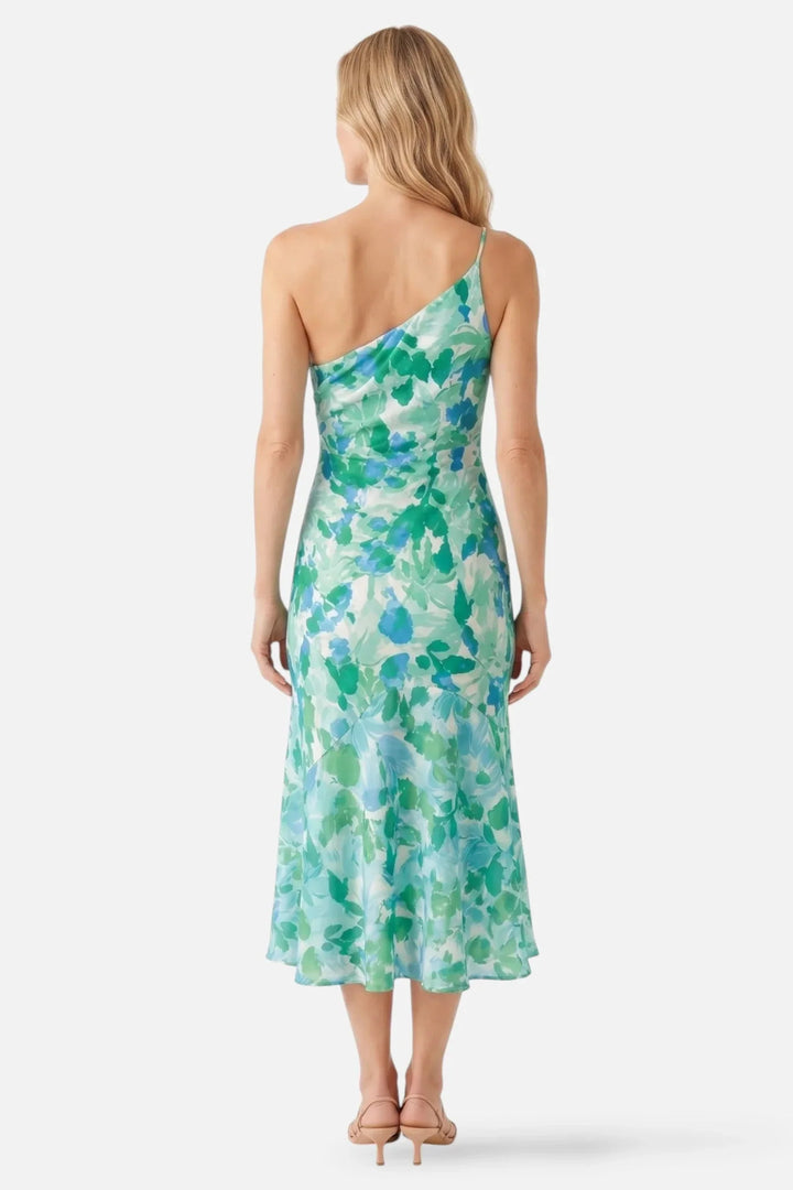 Fabiana | Floral Asymmetrical Midi Dress