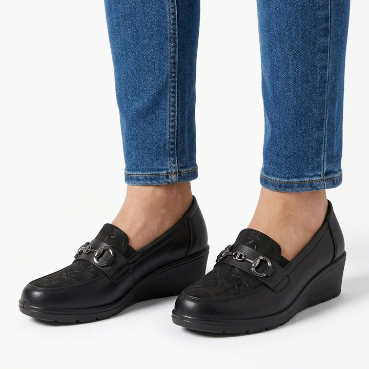 Metallic Accented Moccasins