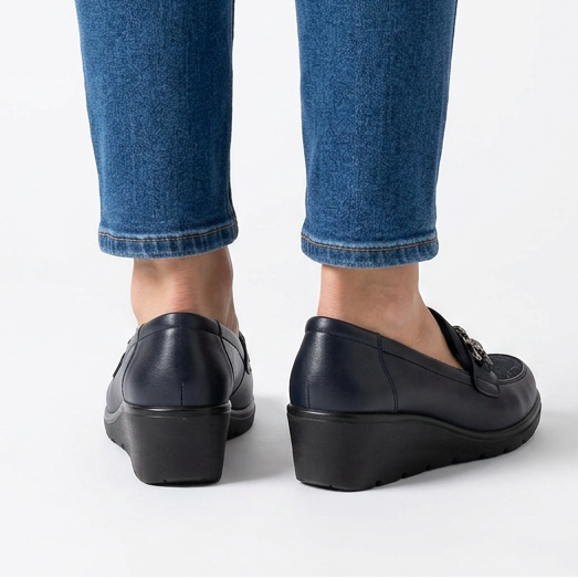 Metallic Accented Moccasins