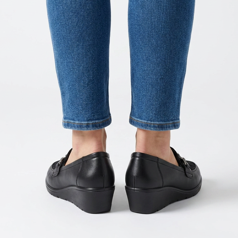 Metallic Accented Moccasins