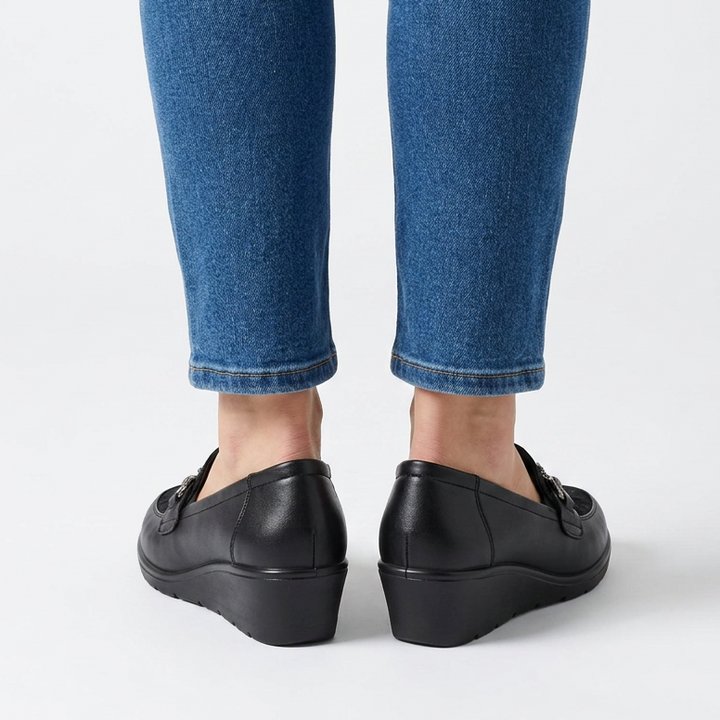 Metallic Accented Moccasins