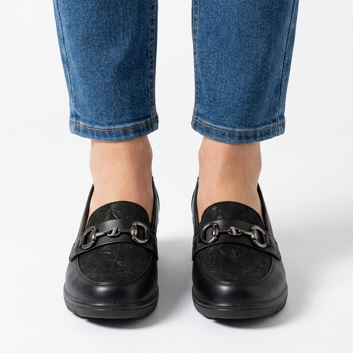 Metallic Accented Moccasins